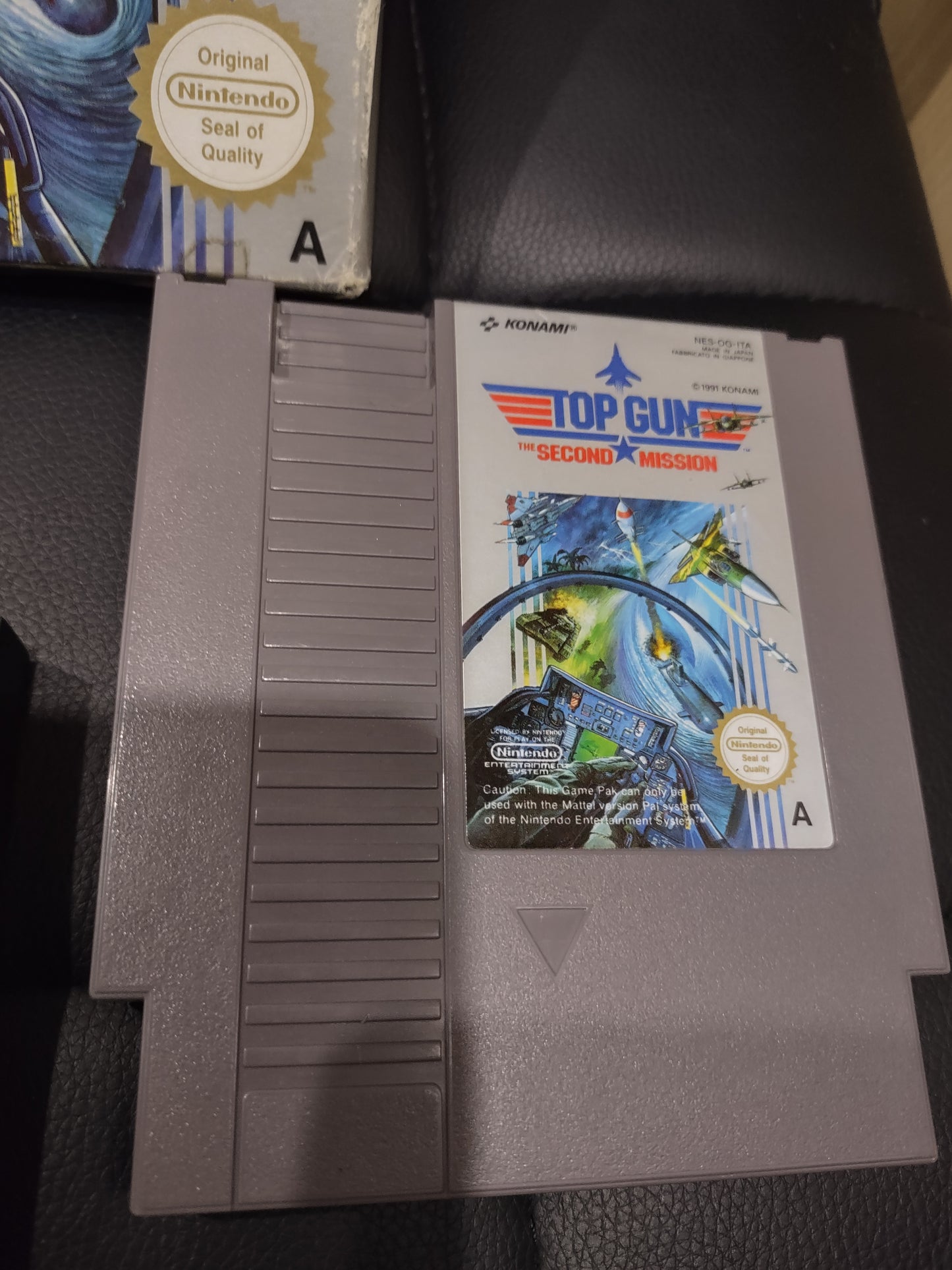 Gioco Nintendo Nes top gun the second Mission konami Mattel