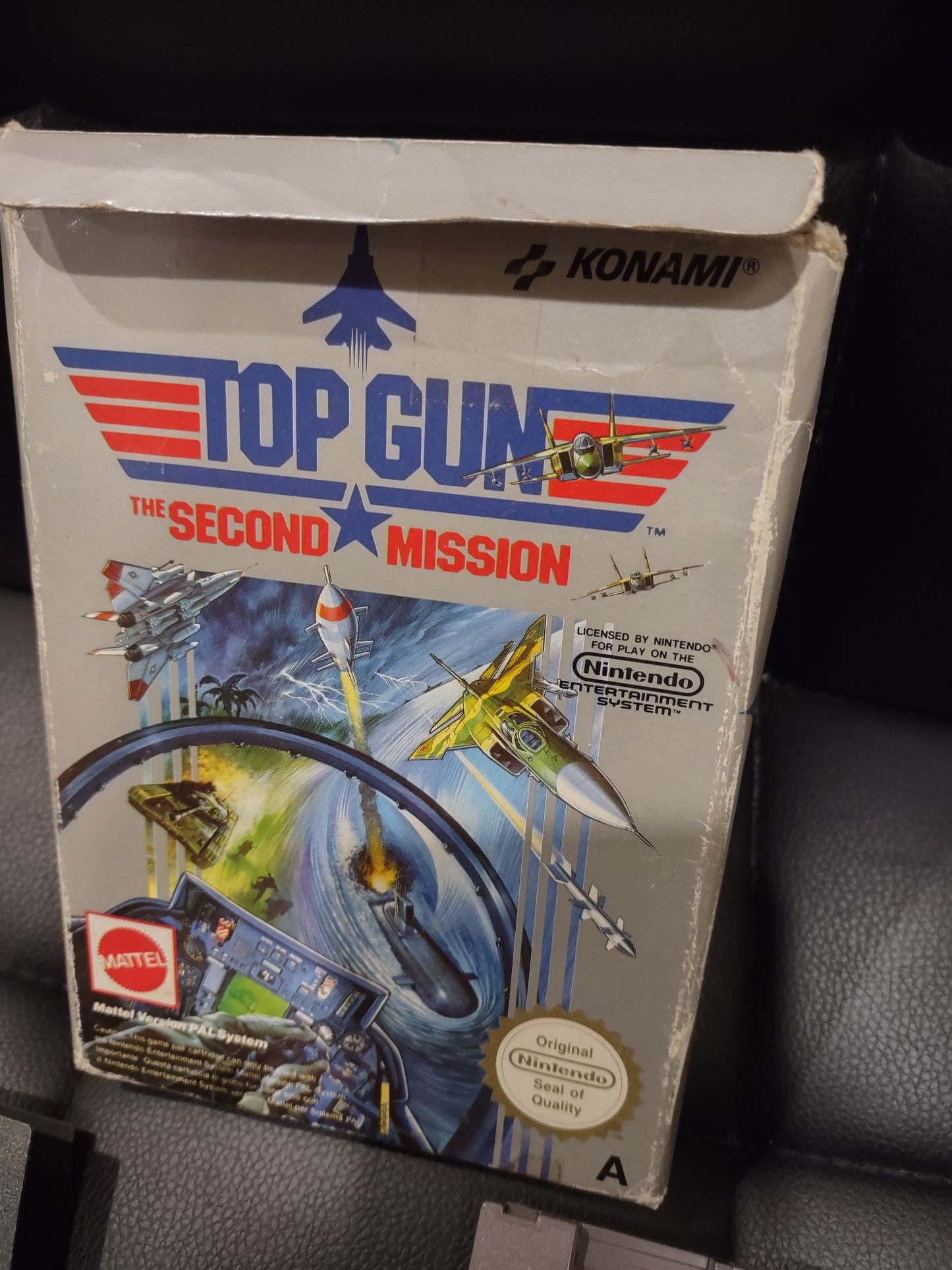 Gioco Nintendo Nes top gun the second Mission konami Mattel
