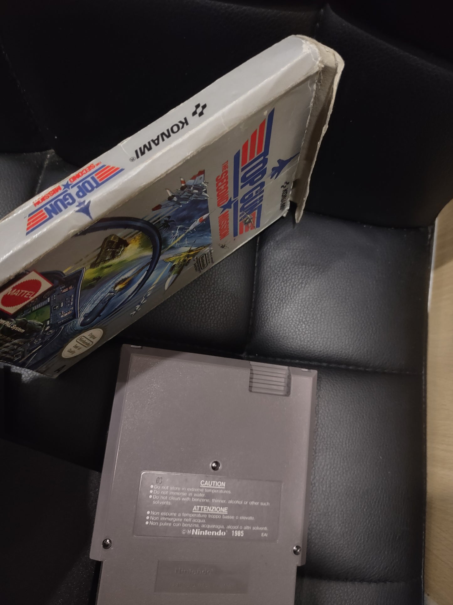 Gioco Nintendo Nes top gun the second Mission konami Mattel