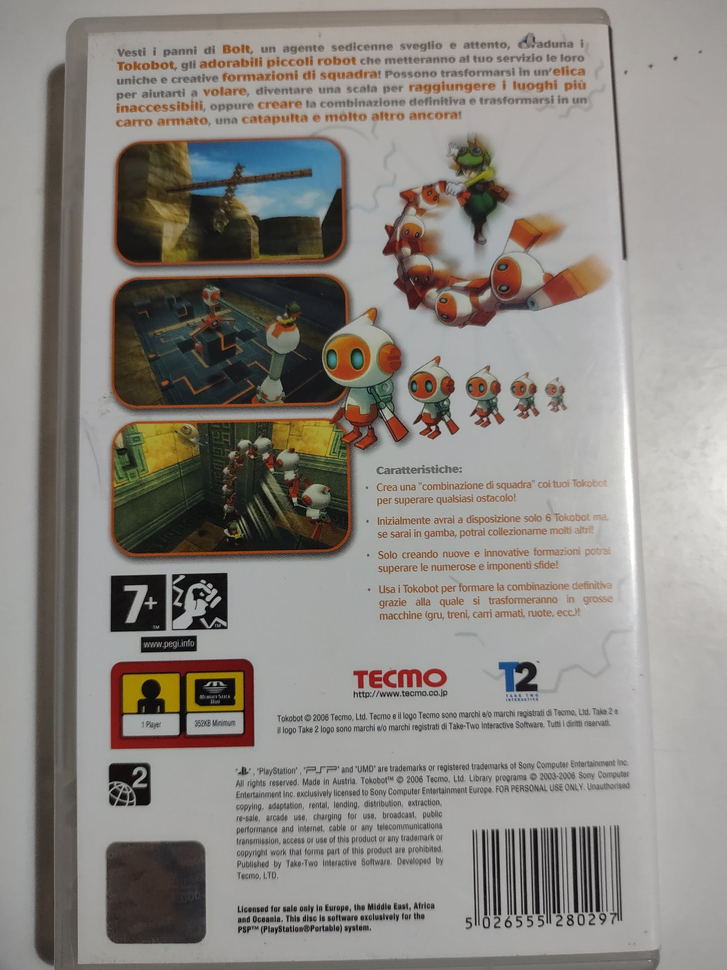 Gioco psp tokobot