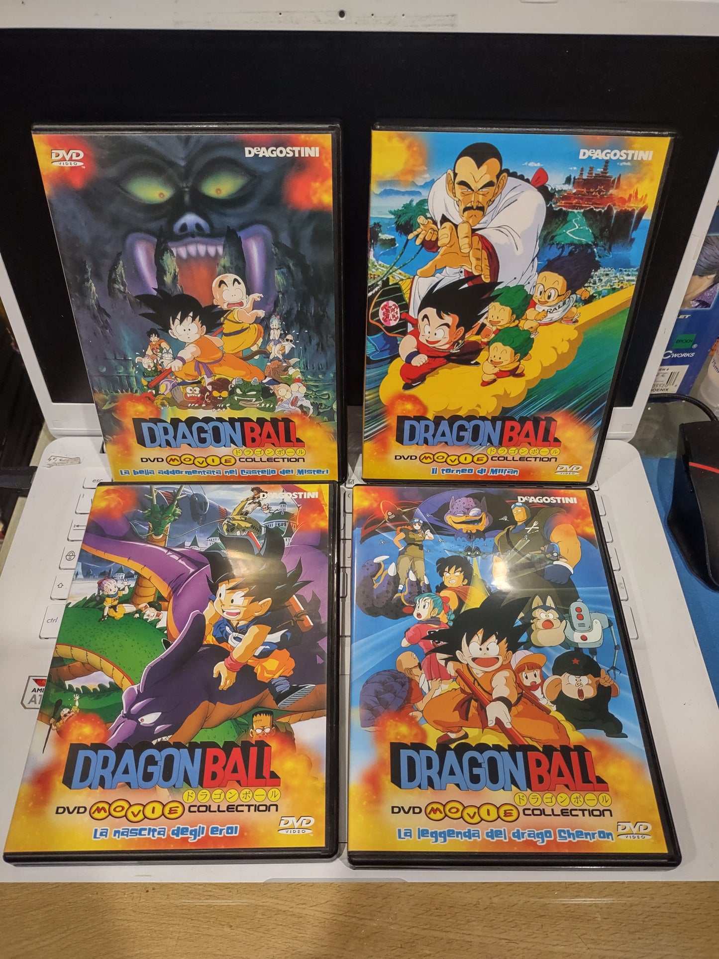 Dvd dragon ball movie collection 4 film completi