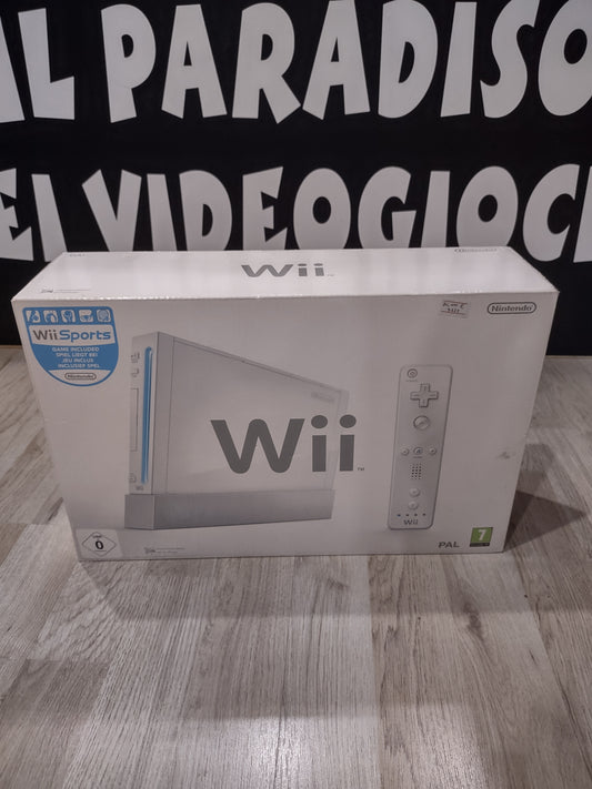 Console Nintendo Wii con scatola bianca + Wii sports