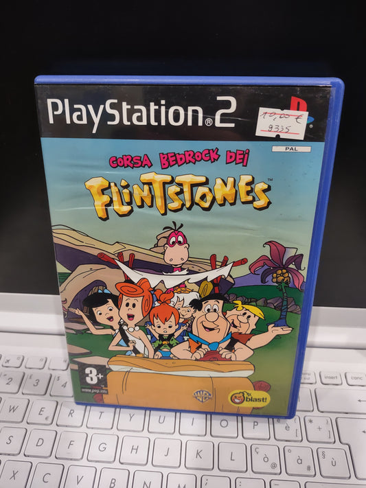 Gioco ps2 PlayStation corsa bedrock dei Flintstones