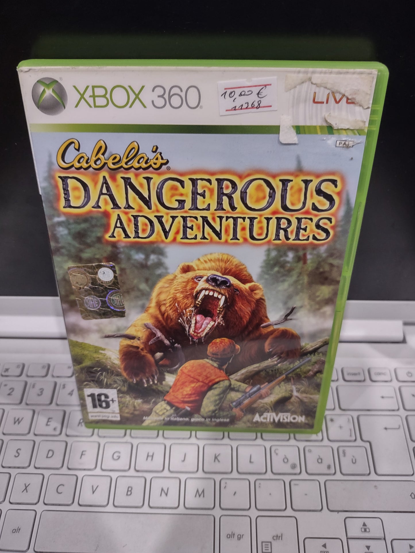 Gioco Xbox 360 cabelas Dangerous adventures