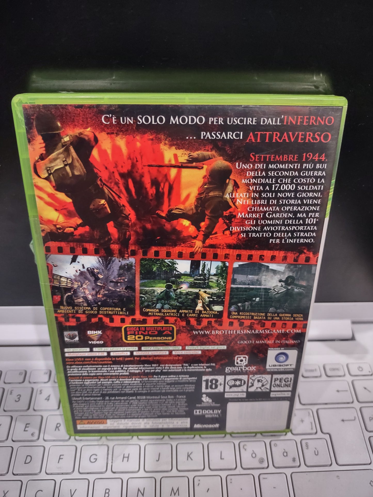 Gioco Xbox 360 Brothers in arms Hell's highway