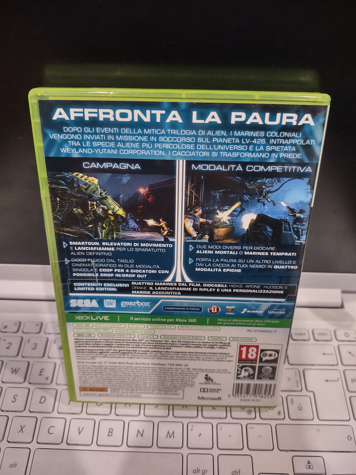Gioco Xbox 360 Alien colonial marines
