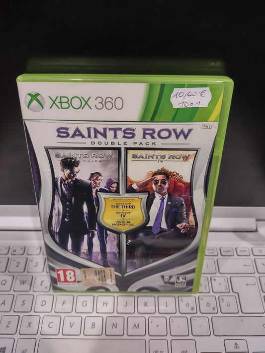 Gioco xbox 360 saints row double pack