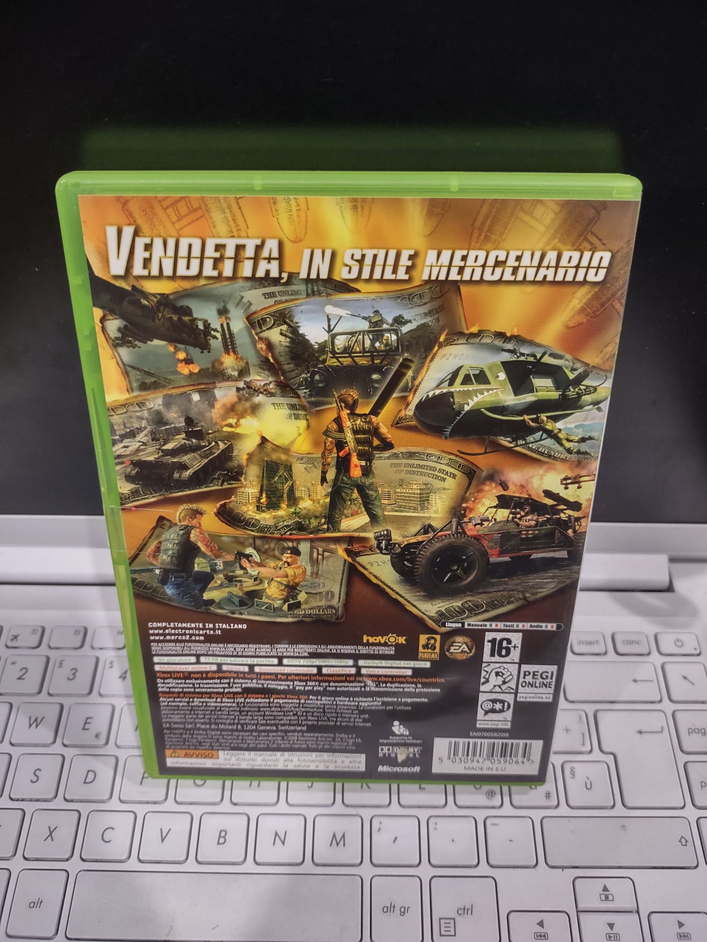 Gioco Xbox 360 mercenaries 2