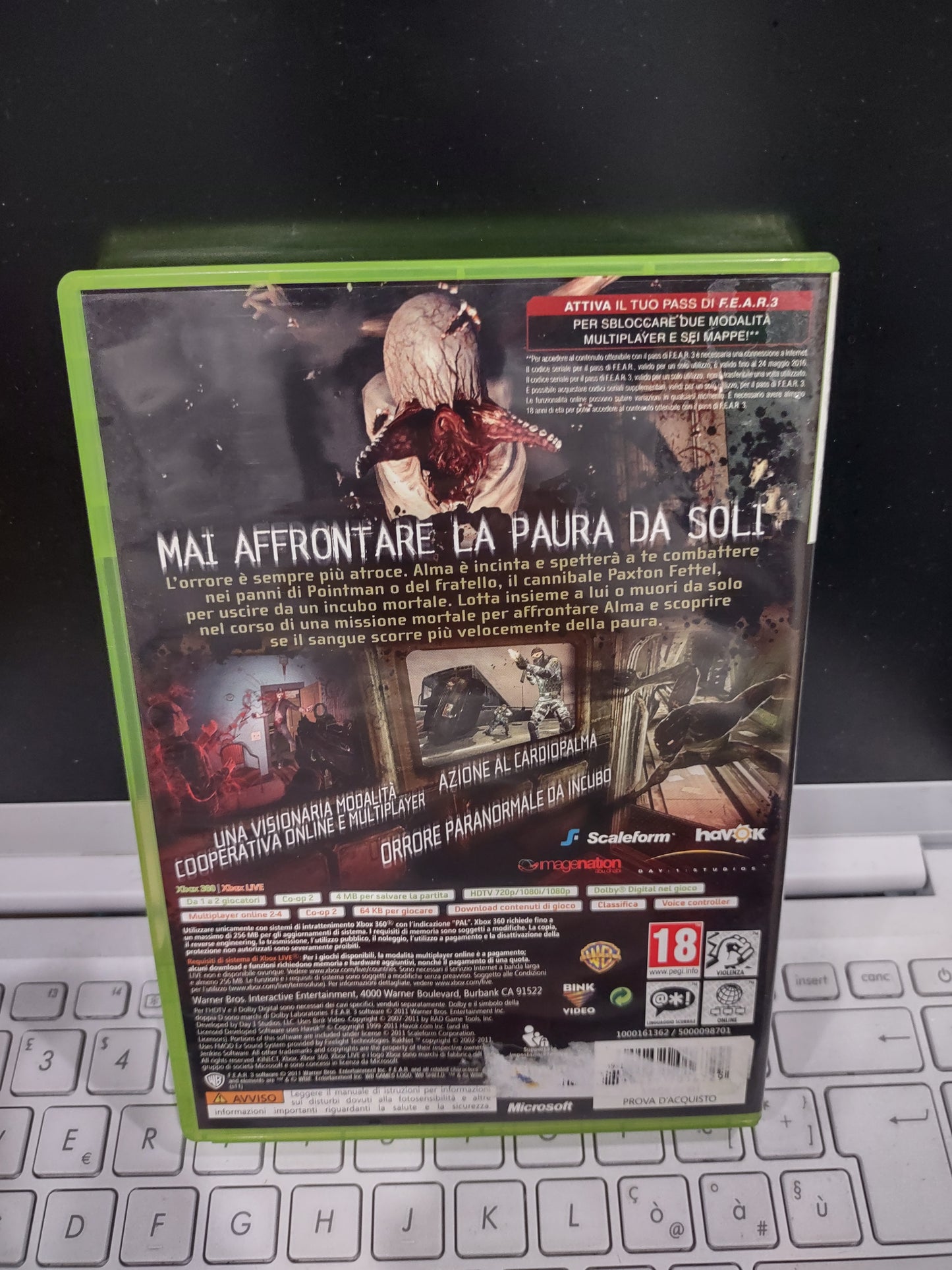 Gioco Xbox 360 fear 3