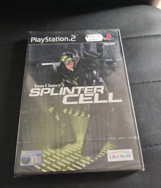 TOM CLANCY'S SPLINTER CELL - SONY PS2 - GIOCO NUOVO SIGILLATO PRIMA STAMPA PAL