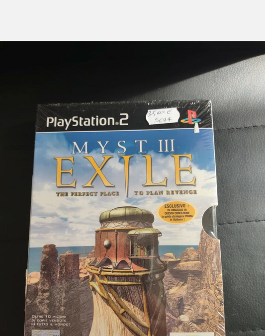 MYST III EXILE + guida PS2 EDIZIONE  ITALIANA NEW SEALED PAL sigillato