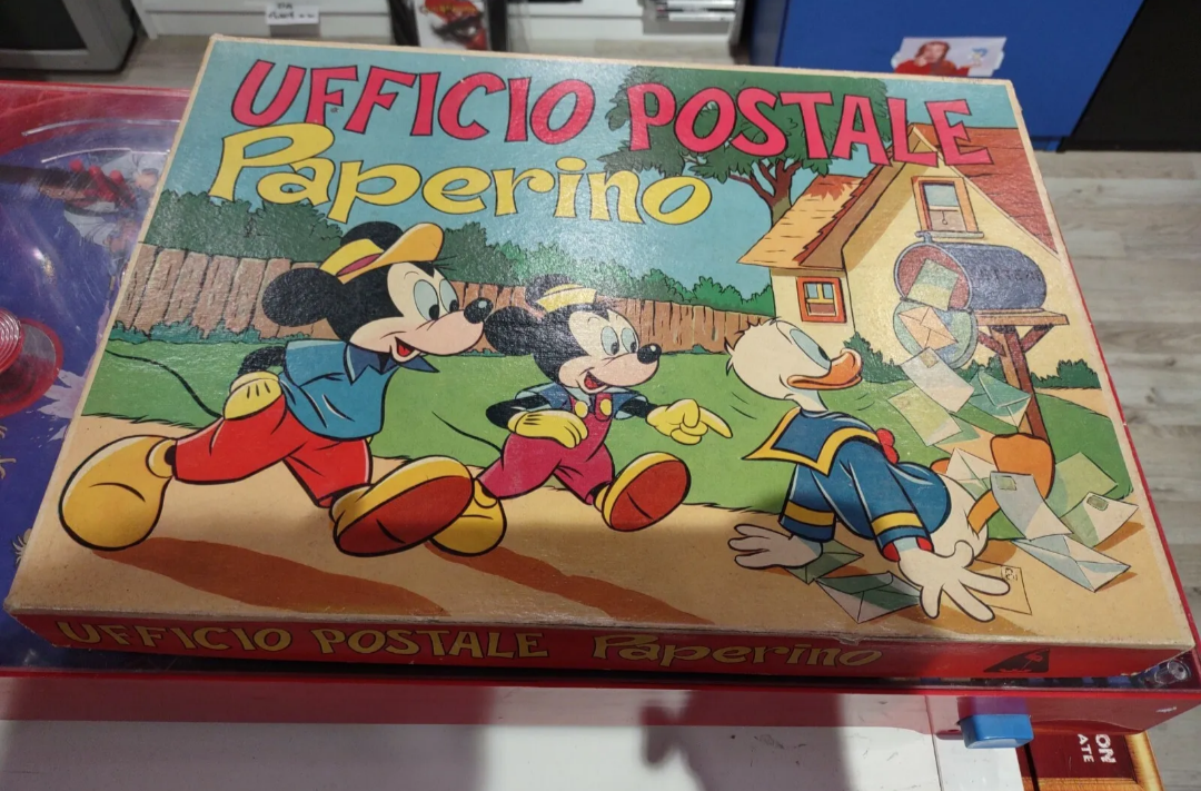 Gioco Da Tavolo Raro Vintage Italiano Ufficio Postale Paperino