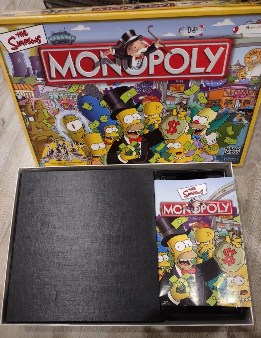 Monopoly The Simpsons Parker Raro Hasbro Interno Nuovo Versione Fr